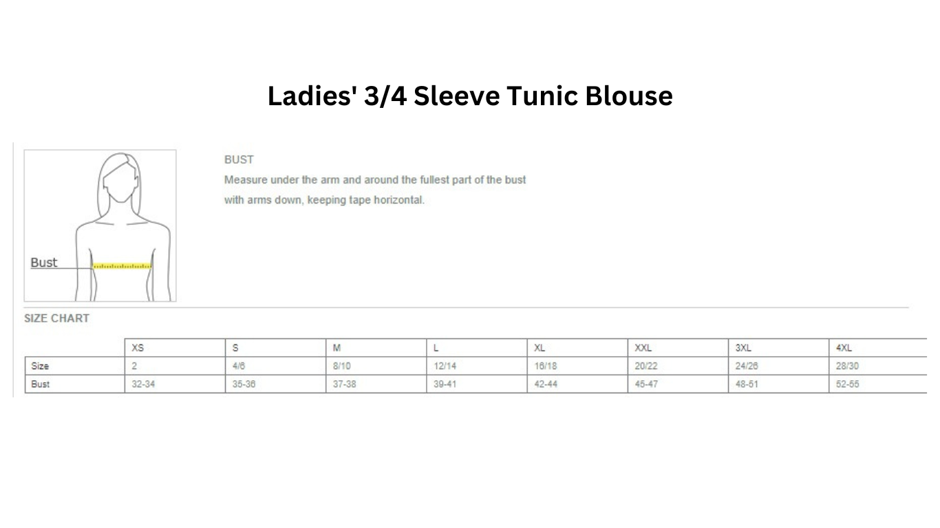 Kleberg Bank Ladies' 3/4 Sleeve Tunic Blouse - Image 2