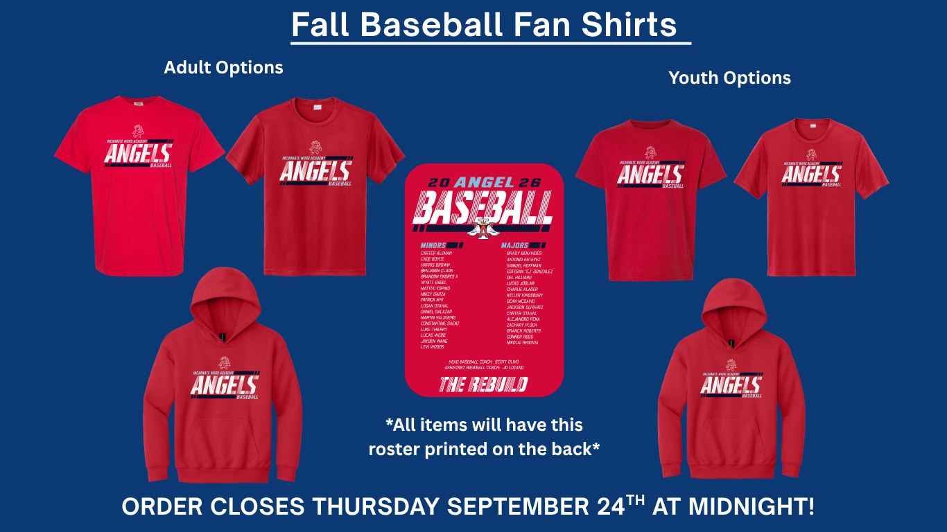 IWA Fall Baseball Fan Shirts